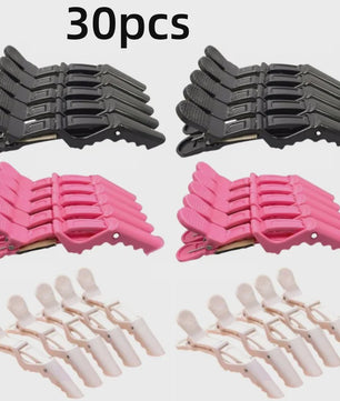 Set van 5-30 Stuks Alligator Haarclips - Professionele Anti-slip Klemmen voor Styling
