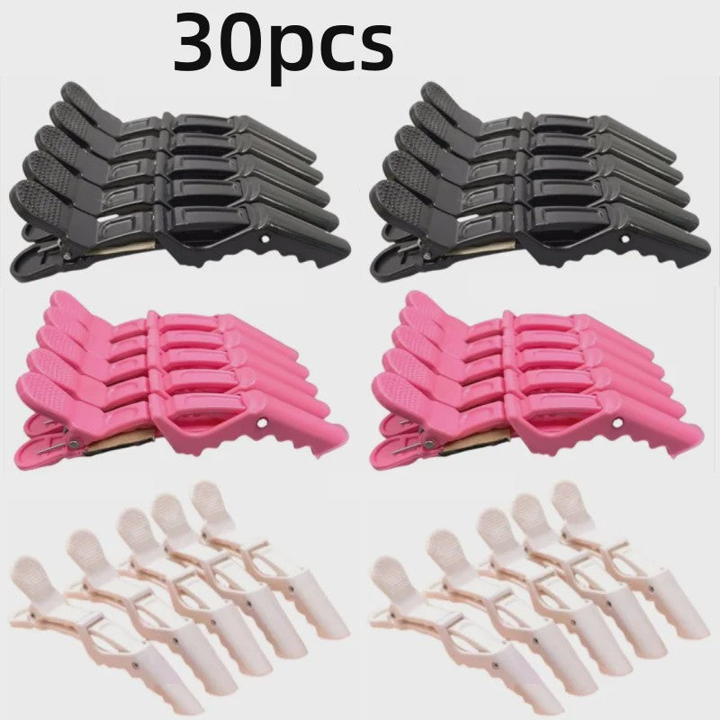 Set van 5-30 Stuks Alligator Haarclips - Professionele Anti-slip Klemmen voor Styling