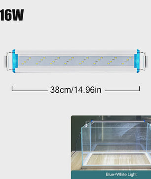 Super Bright LED Aquarium Lamp - Verstelbare Clip-on Verlichting voor Planten & Vissen (18-70cm)
