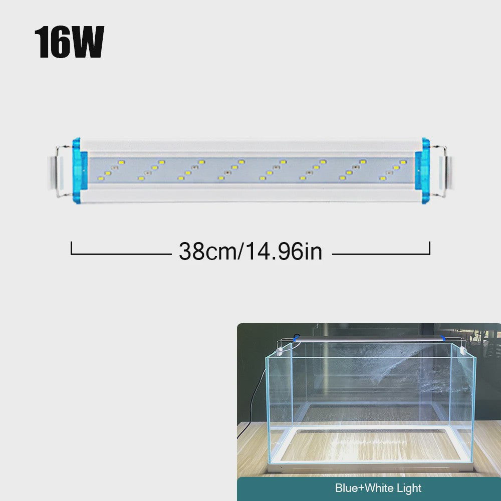 Super Bright LED Aquarium Lamp - Verstelbare Clip-on Verlichting voor Planten & Vissen (18-70cm)