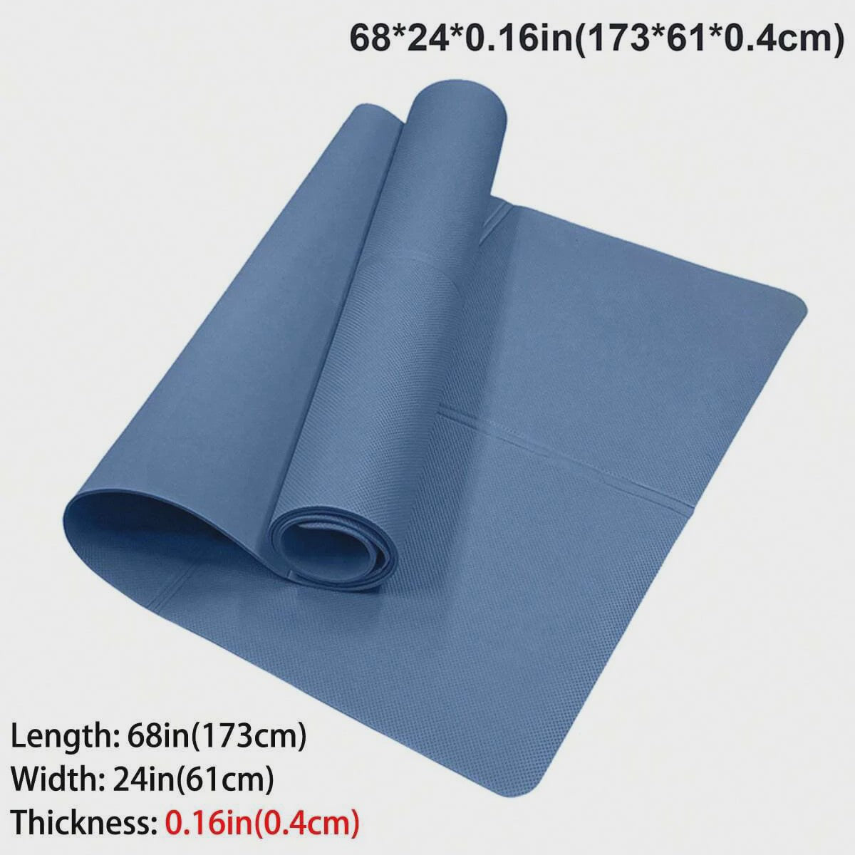Opvouwbare Yogamat van EVA - Eco-vriendelijk, Draagbaar & Antislip voor Yoga, Pilates & Fitness - Diverse Diktes (3/4/6mm)