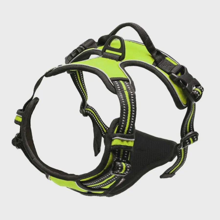 Verstelbaar Anti-Trek Hondentuig met Borstclip & Handvat - Comfortabel & Reflecterend