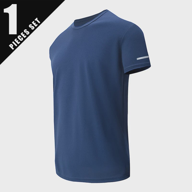 Heren Zomer T-shirt Korte Mouw - Sneldrogend & Ademend Sportshirt