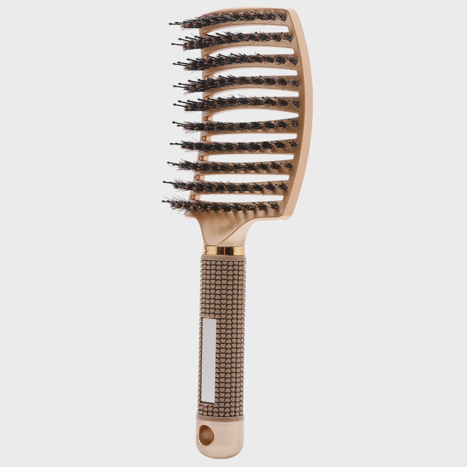 Ontwarrende Haarborstel met Natuurlijke Borstelharen & Nylon - Voor Nat & Droog Haar, Krullen & Styling
