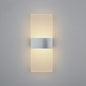 Moderne LED Wandlamp Aluminium & Mat Acryl - Hotel Corridor, Slaapkamer