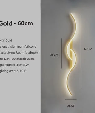 Moderne LED Wandlamp - Minimalistisch Design voor Slaapkamer, Woonkamer & Bedside