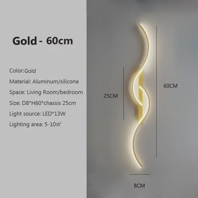Moderne LED Wandlamp - Minimalistisch Design voor Slaapkamer, Woonkamer & Bedside