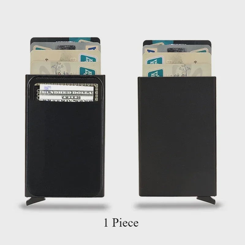 Slimme RFID Portemonnee Kaarthouder - Pop-up Aluminium Creditcard Wallet