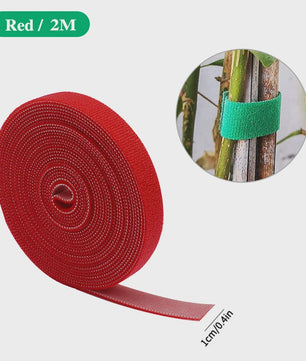 3 Rollen Groene Plantentape - Flexibele Nylon Plantenband voor Tuinondersteuning