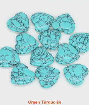 Natuurlijke Hartvormige Kristalstenen (20mm) - Amethist, Edelsteen voor DIY & Decoratie