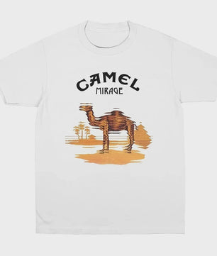 Retro Camel Cigarettes T-Shirt - Vintage Oversized Unisex Kleding