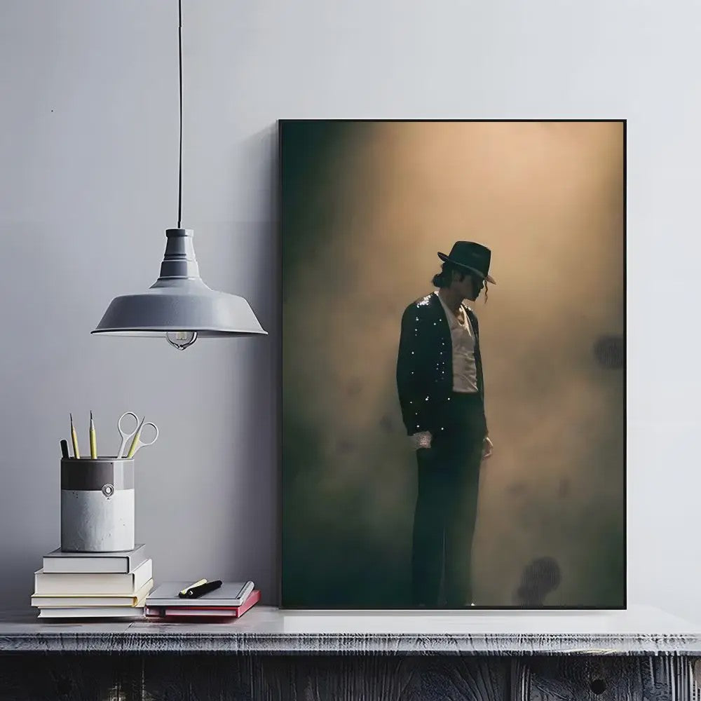 Iconische Michael Jackson Poster - Retro Muziek Kunst Decoratie