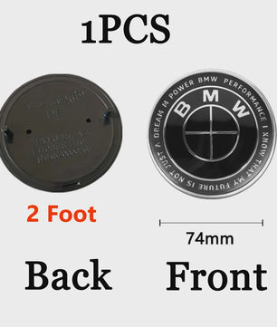 BMW Embleem Vervanging 74/82mm - Motorkap, Kofferbak Badge