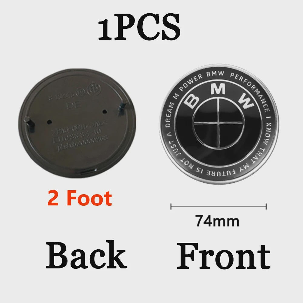 BMW Embleem Vervanging 74/82mm - Motorkap, Kofferbak Badge