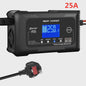 HTRC Slimme Acculader 12V/24V - Automatisch Laden & Reparatie voor Auto, Motor, LiFePO4, AGM
