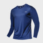 Heren Zomer T-shirt Lange Mouw - Ice Silk, Sneldrogend & Ademend voor Sport & Outdoor