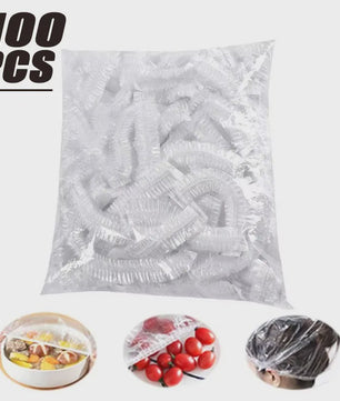 Wegwerp Voedselhoezen - Elastische Plastic Zakjes voor Beker, Kom en Keuken - Vershoud Folie (20-500 stuks)