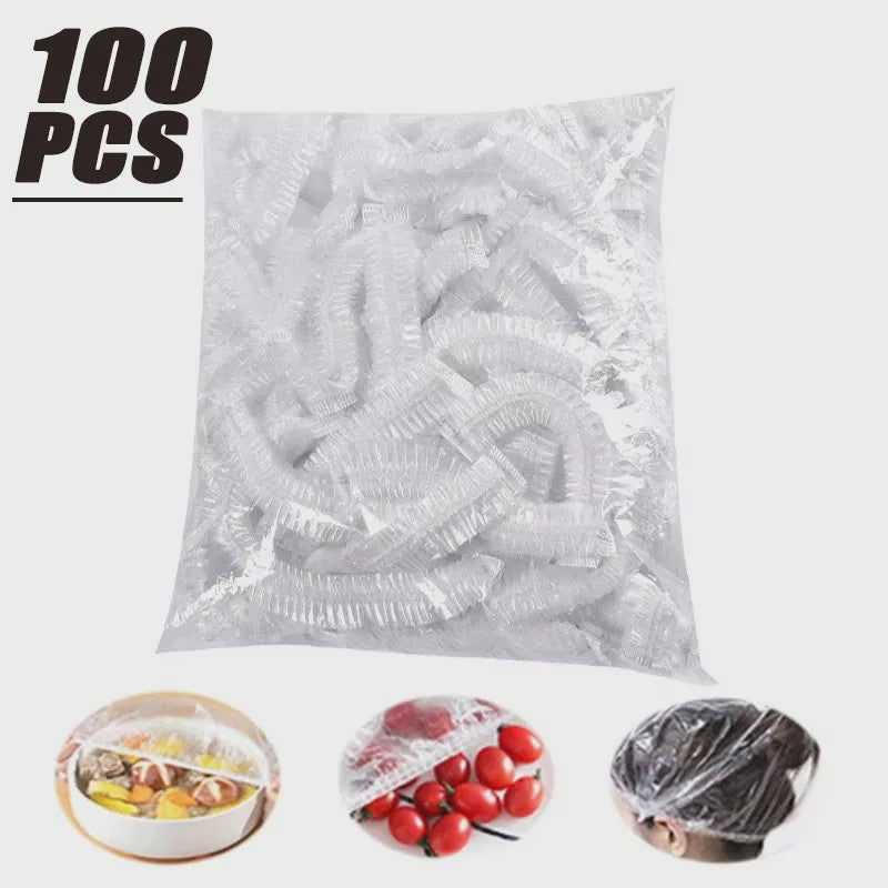 Wegwerp Voedselhoezen - Elastische Plastic Zakjes voor Beker, Kom en Keuken - Vershoud Folie (20-500 stuks)