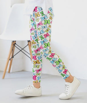Meisjes Leggings met Print | Comfortabele Stretch Broekjes voor Lente, Zomer & Herfst (2-12 Jaar)