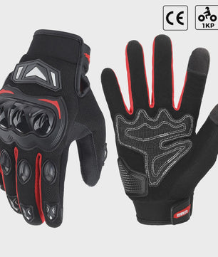 KEMIMOTO Zomer Motorhandschoenen met CE Knokkelbescherming en Touchscreen Functie
