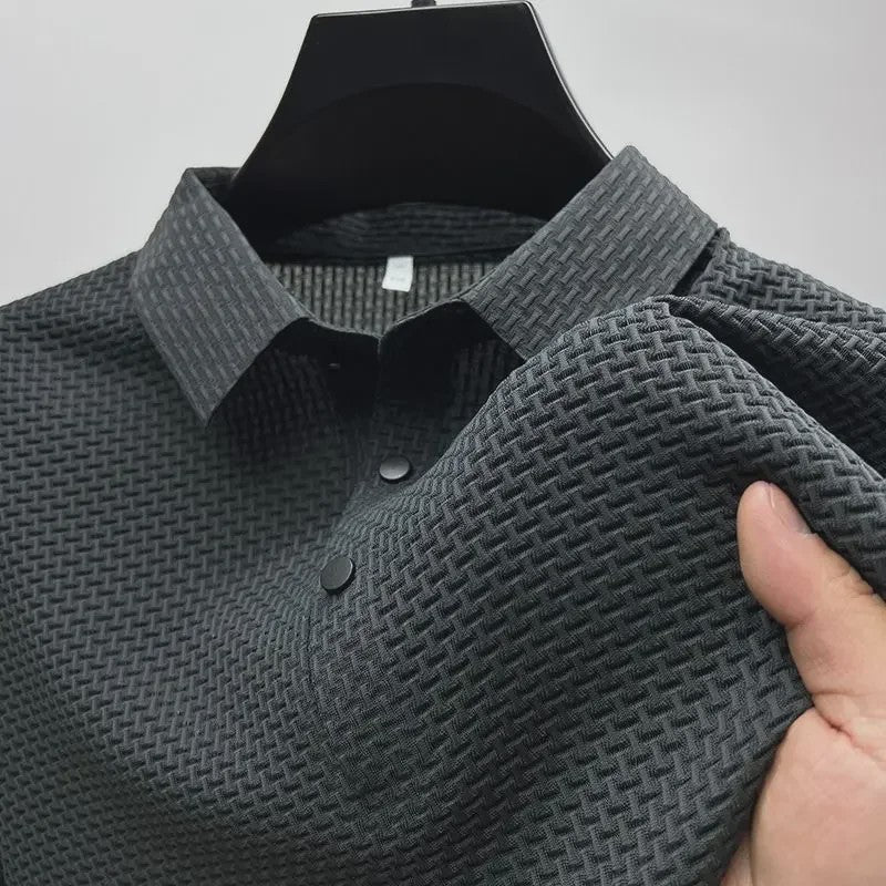 Heren Poloshirt van IJzige Zijde - Ademend & Modieus Zomer T-shirt tot 6XL