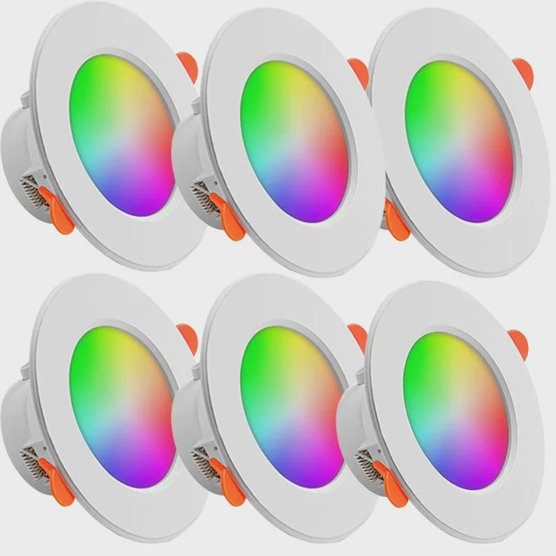 Slimme LED Inbouwspot: Dimbaar & Kleurtemperatuur Instelbaar (3000K-6000K) voor Huis & Kantoor