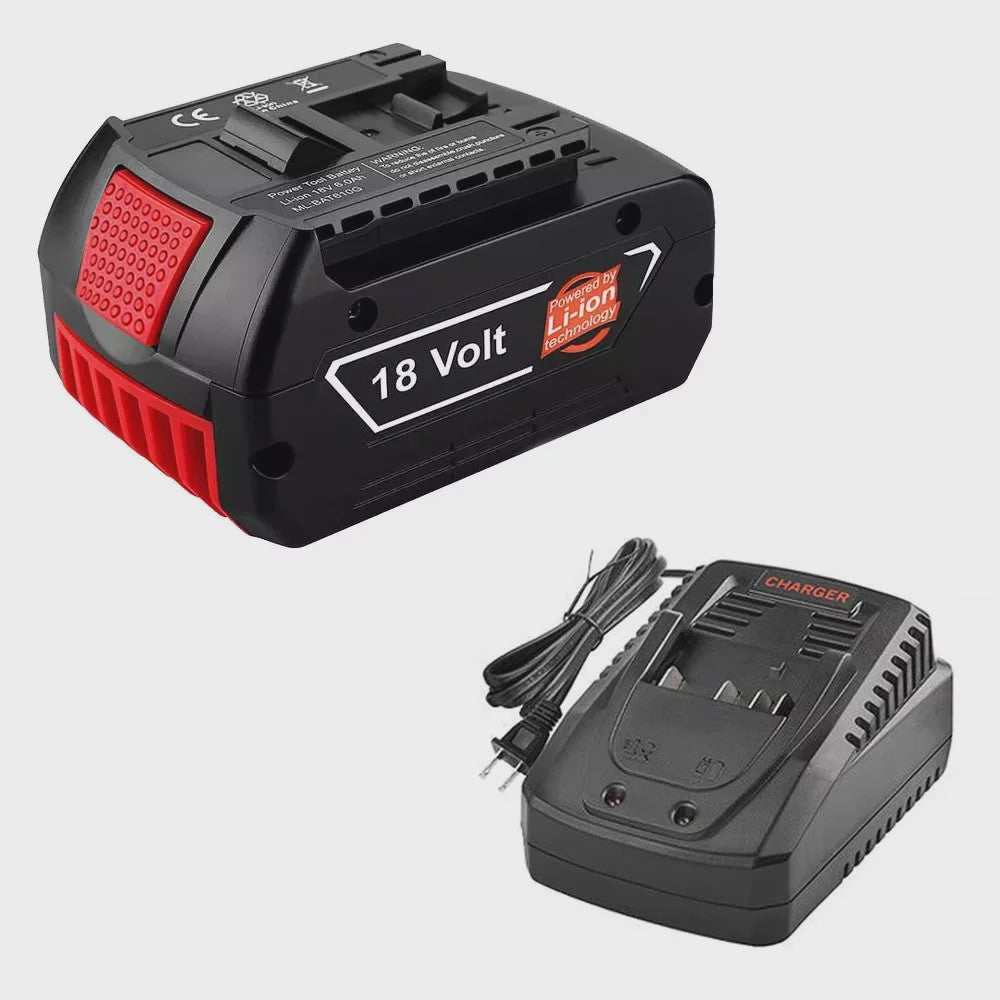 Bosch 18V 8.0Ah Li-ion Accu - Krachtige Vervanging voor GBA, GSR, GSB Power Tools