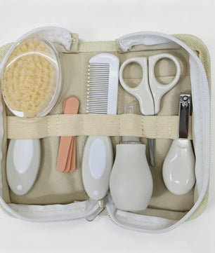 Baby Verzorgingsset 6-Delig: Inhalator, Nagelknipper, Borstel, Kam & Schaar