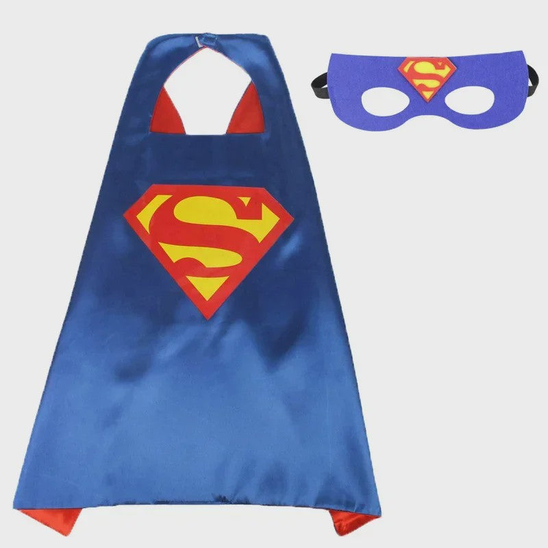 Superheld Cape en Masker Set - Kinderen Cosplay Verkleedkostuum