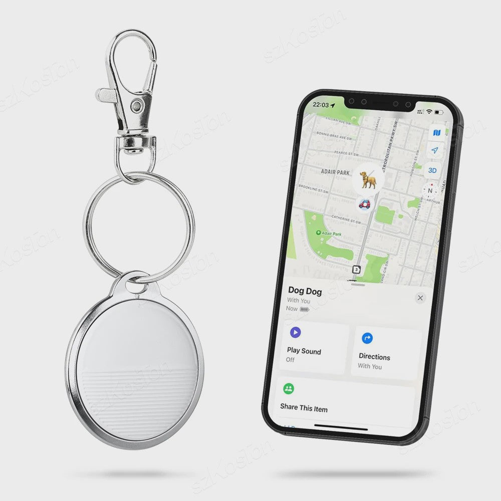 Mini GPS Tracker Smart Tag - Vind Je Sleutels, Tas of Huisdier met Apple Find My