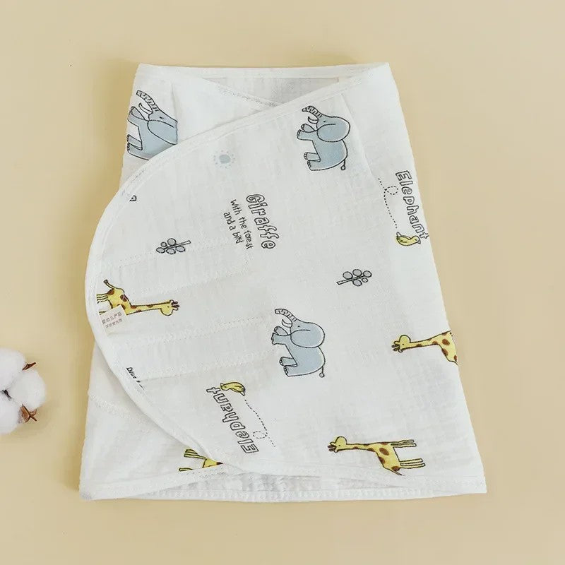 Zachte Katoenen Baby Swaddle Wrap (0-6 mnd) - Anti-schrik slaapwikkel voor pasgeborenen