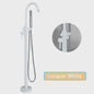 Vrijstaande Badkraan met Douchefunctie - Zwart, Chroom, Goud - Zwenkbare Uitloop & Warm/Koud Water Mixer