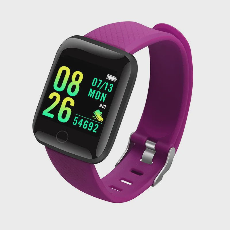 Smartwatch voor Heren & Dames: Fitness Tracker, Bericht Notificaties & Meer - Elektronisch Polshorloge