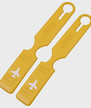 Set van 2 Draagbare Bagagelabels - Stevige Kleuren Kofferhangers voor Reizen
