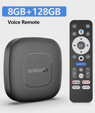 Android TV Box T1 Deluxe: 4K Streaming, Google Assistant & Netflix