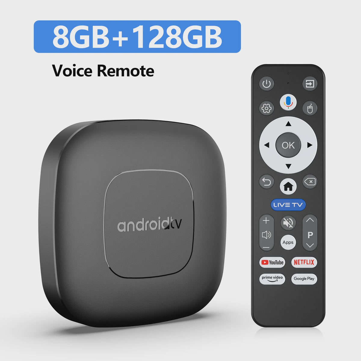 Android TV Box T1 Deluxe: 4K Streaming, Google Assistant & Netflix