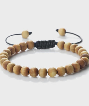 Houten Kralen Armband Sandelhout - Tibetaans Boeddha Meditatie & Gebedssieraad