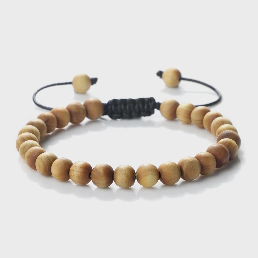Houten Kralen Armband Sandelhout - Tibetaans Boeddha Meditatie & Gebedssieraad