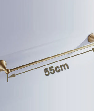 Luxe Massief Messing Badkamer Accessoires Set: Handdoekhouder, Toiletrolhouder, Ring & Haak