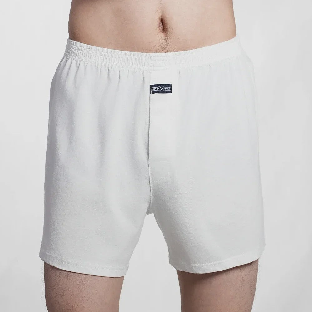 Herens Boxer Shorts van Puur Katoen - Comfortabel & Ruim - Geruit & Effen - Plus Size M-3XL