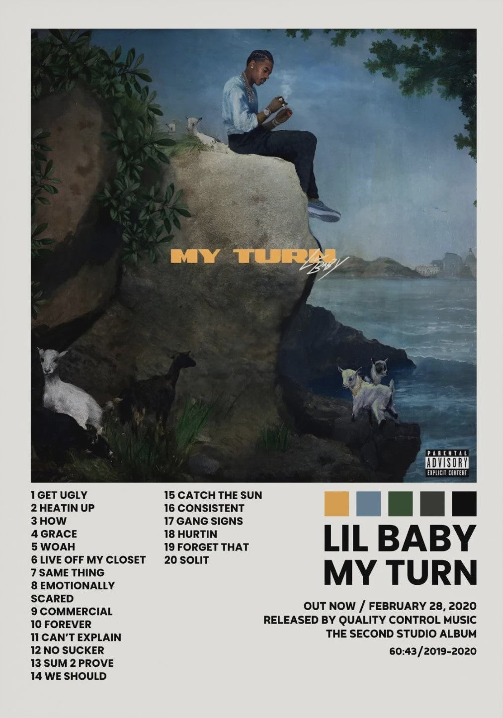 Canvas Poster: Drake & Eminem Album Covers - Hip Hop Wall Art