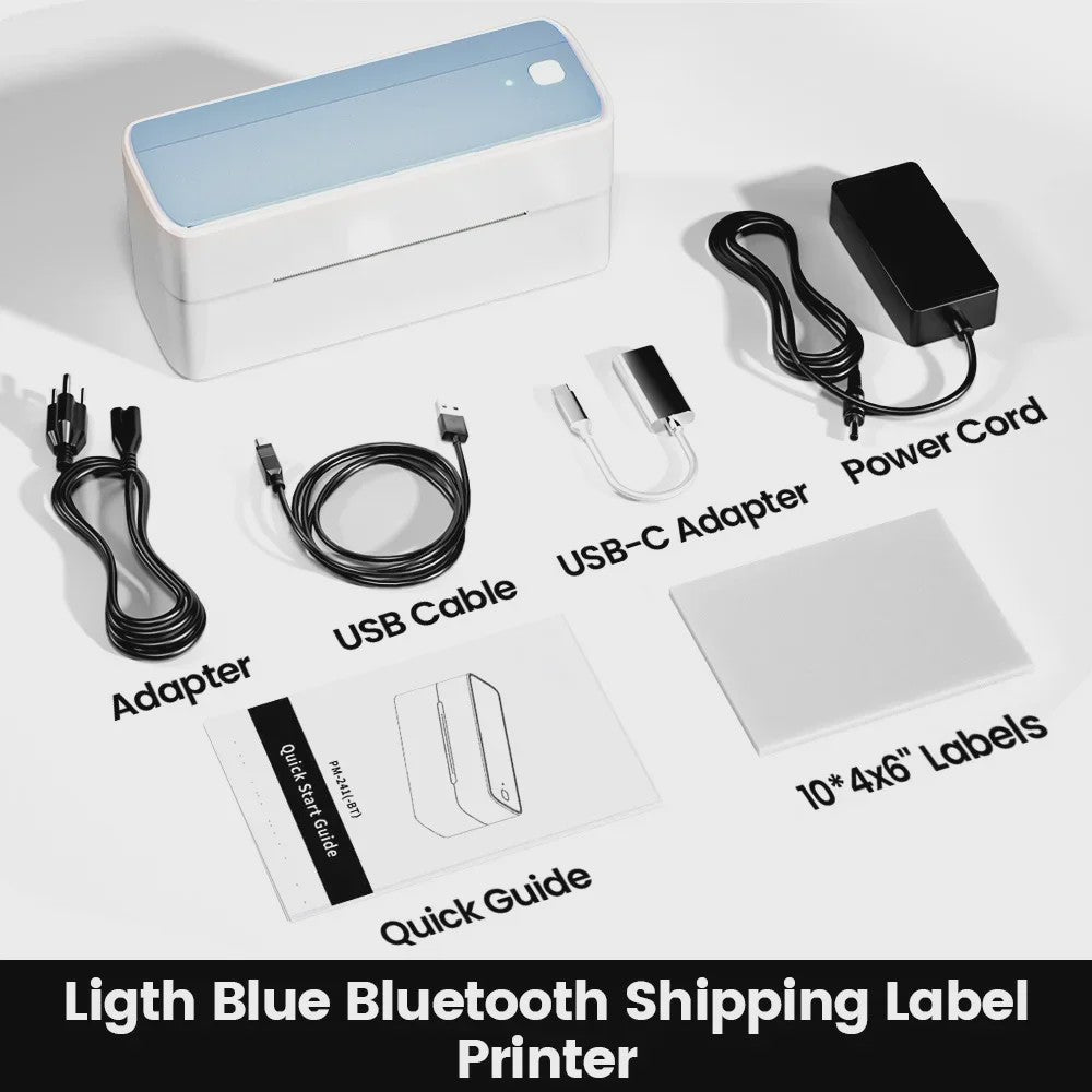 Phomemo PM-241BT Bluetooth Labelprinter - Draadloos Printen voor Verzending & Producten