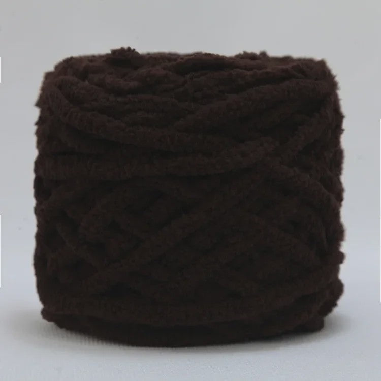 Chenille Garen 100g/bol - Super Zacht Dik Wol Garen voor Handbreien, DIY Sjaals & Projecten