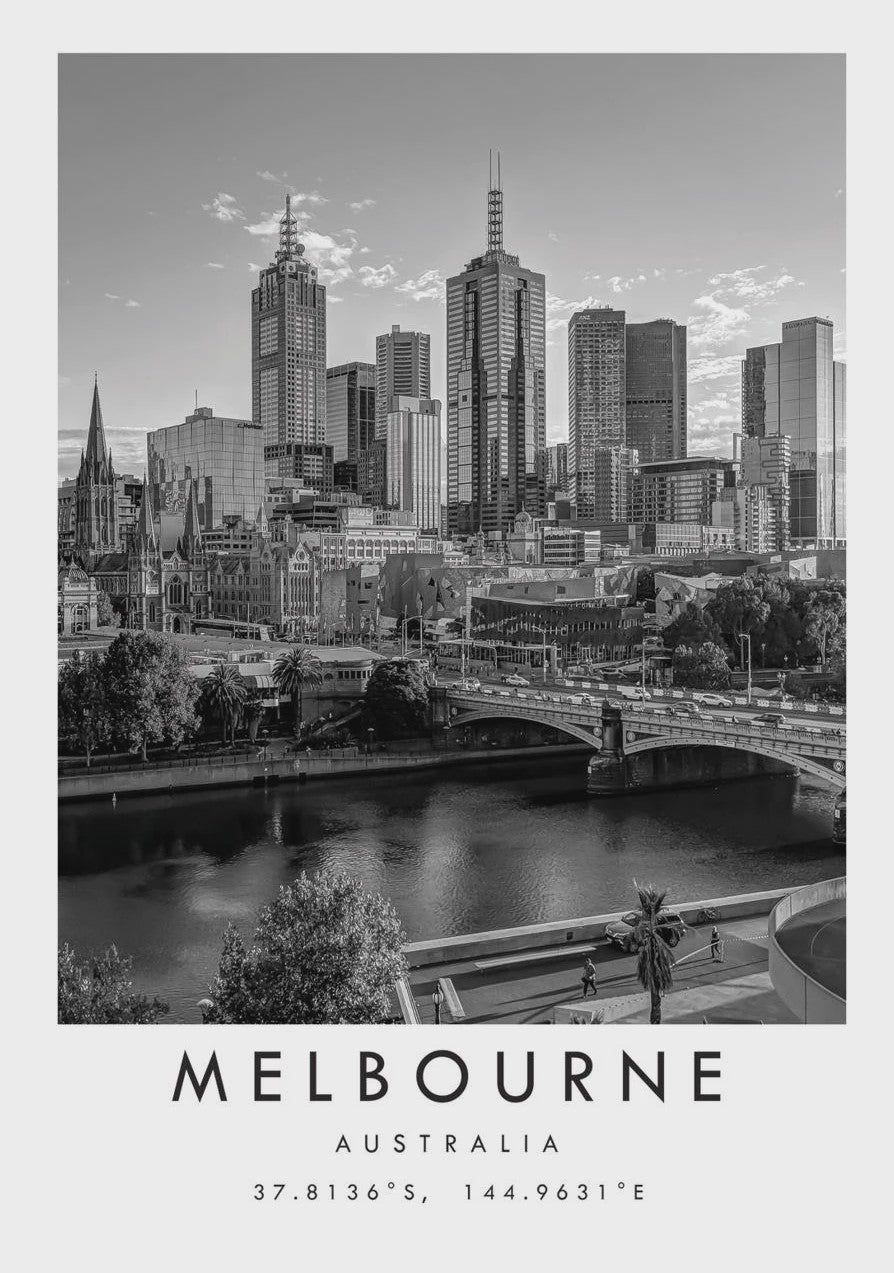 Minimalistische Poster Sydney Opera House - Canvas Wanddecoratie Australië & Nieuw-Zeeland