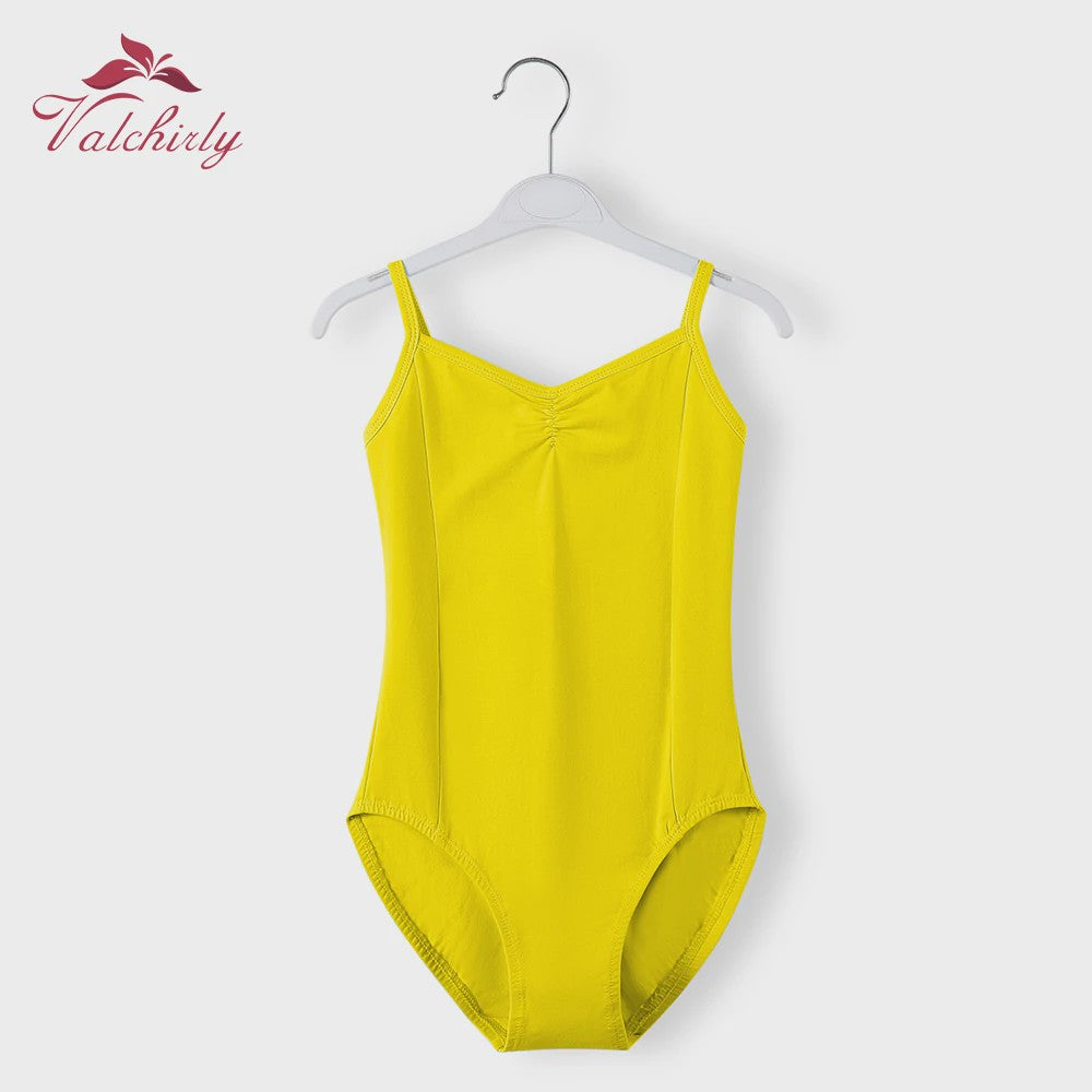 Meisjes Ballet Leotard met Bandjes - Katoen - Dans & Gymnastiek