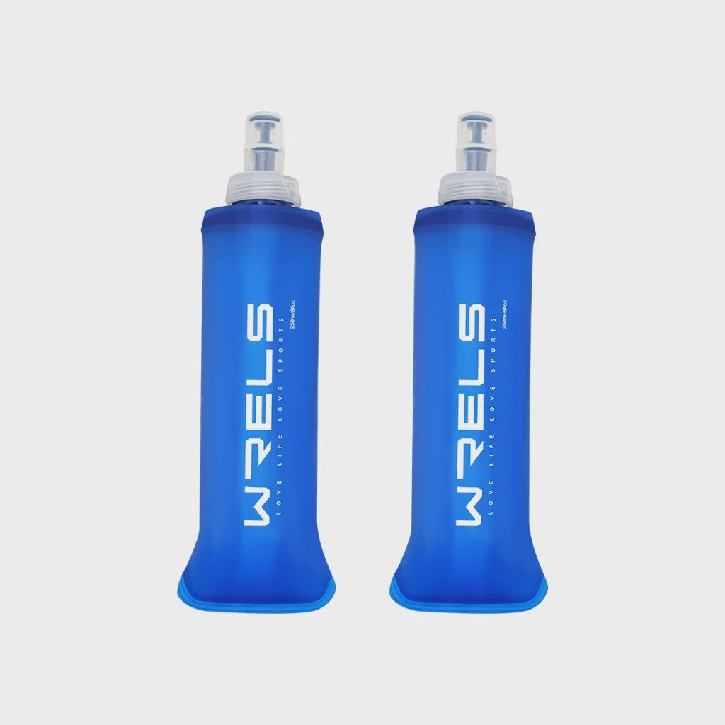 Opvouwbare Siliconen Waterfles 500ml met Rietje - BPA-vrij voor Sport & Reizen