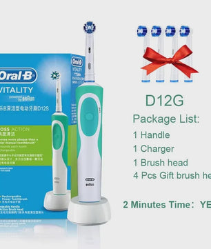Oral-B Vitality 3D White Elektrische Tandenborstel - Roterende Reiniging & Inductieladen