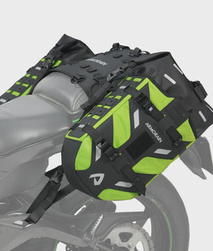 Waterdichte Motor Zijkoffers 40L - Rackless Panniers voor Avontuurlijke Motortochten