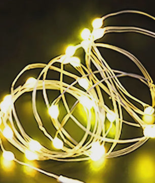 Set van 10x LED Koperdraad Lichtjes - 1m tot 5m - Sfeerverlichting voor Feest, Bruiloft, Kerst & Decoratie