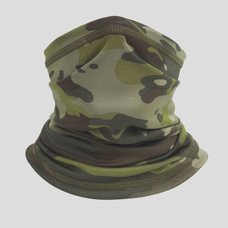 Veelzijdige Camouflage Nekwarmer & Buff - Ademend & UV Beschermend voor Outdoor Sport